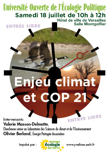 réunion informaiton-échange sur le changement climatique et la COP 21